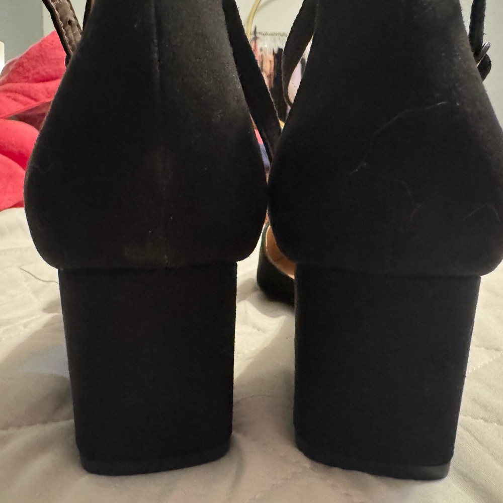 A New Day Black Women's Ankle Strap Heels - Picture 3 of 6